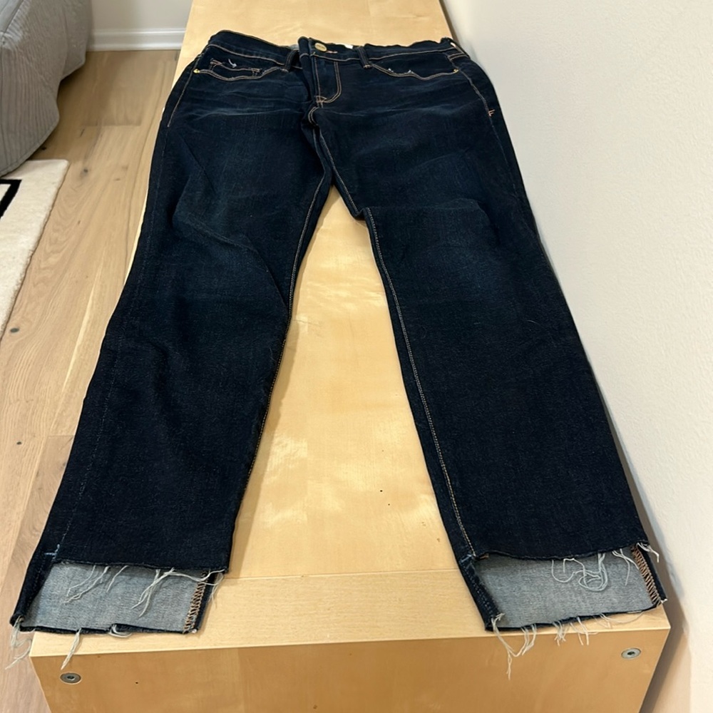 Frame denim le Skinny de Jeanne size 29 very good condition navy